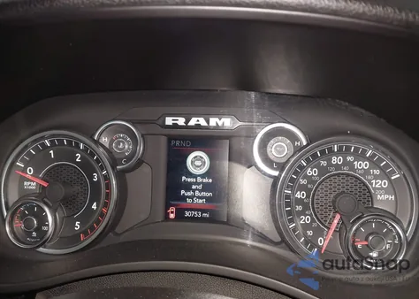 2024 Ram 2500 Big Horn 4X4 6'4 Box из США, поврежденный, VIN 3C6UR5DL1RG338595